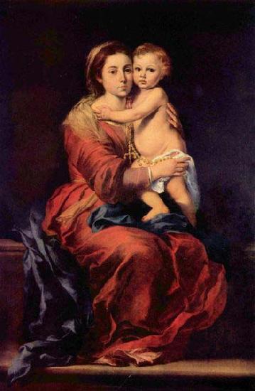 Bartolome Esteban Murillo Madonna with the Rosary